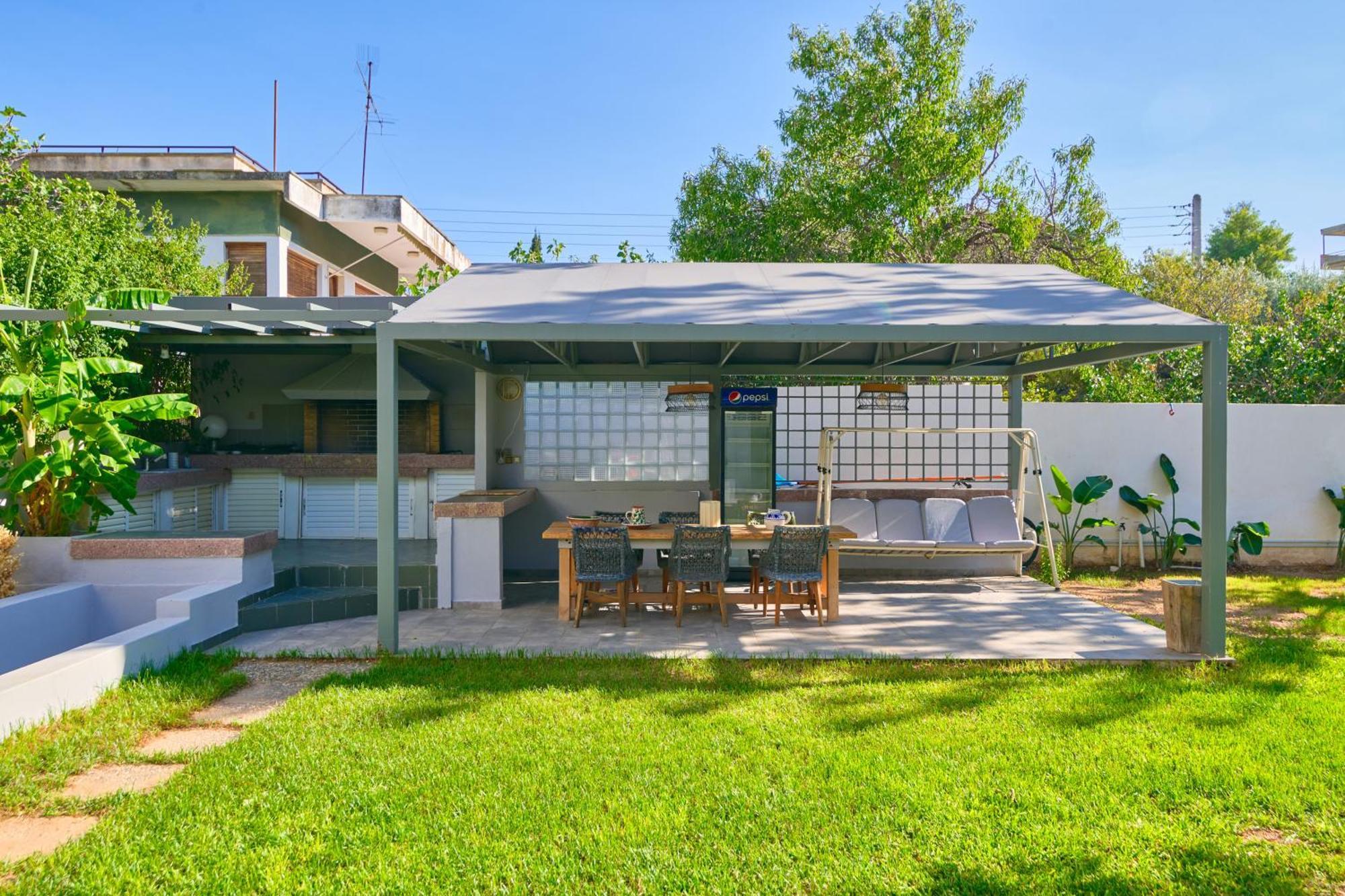 Luxury With Pool, Bbq & Garden In Vouliagmeni *